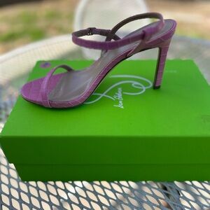 Sam Edelman Lavender Strappy Heels